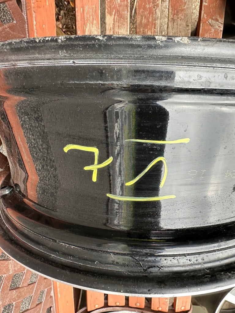 1x Alufelge 18 Zoll 7.0" 5x100 47ET Glanz Schwarz 6F9601025B Seat Ibiza Arona