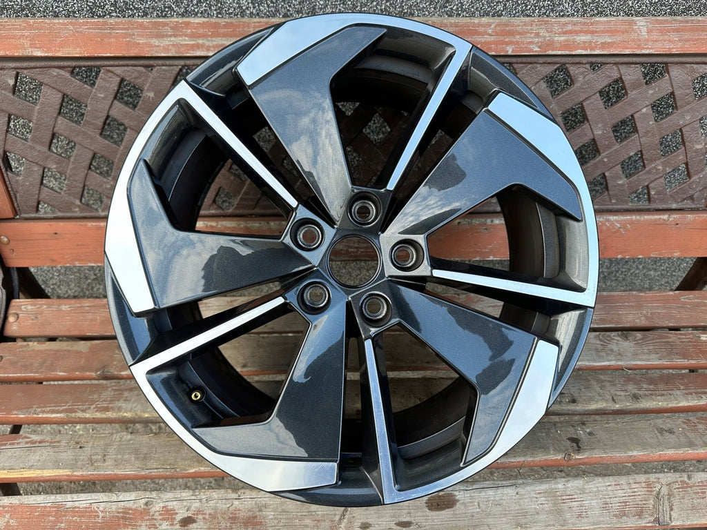 1x Alufelge 18 Zoll 7.5" 5x112 48ET 5E3601025M Skoda Octavia 5e3 Iv Rim Wheel