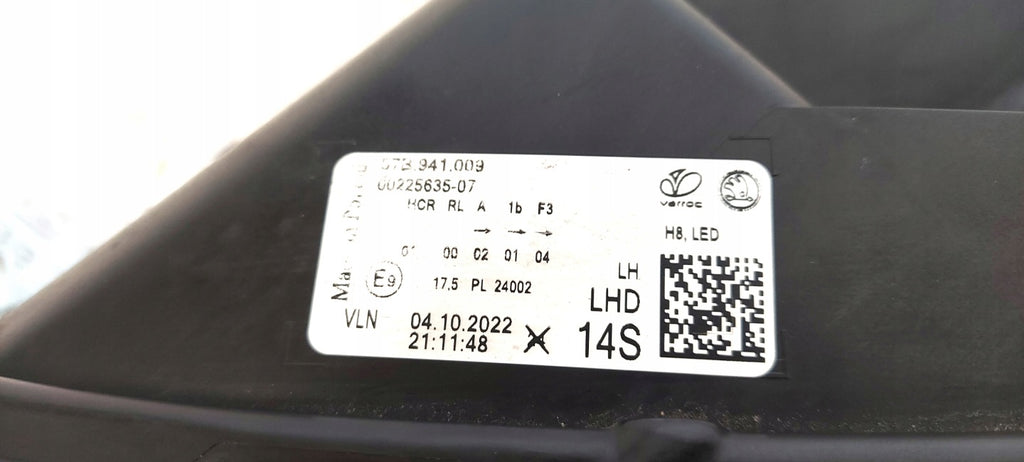 Frontscheinwerfer Skoda Karoq 57B941009 LED Links Scheinwerfer Headlight SCH5090643273ad