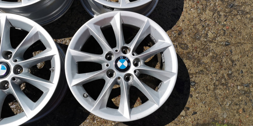 1x Alufelge 16 Zoll 7.0" 5x120 40ET Glanz Silber 6796200 BMW 1 F20 Rim Wheel FEL3228513593sq