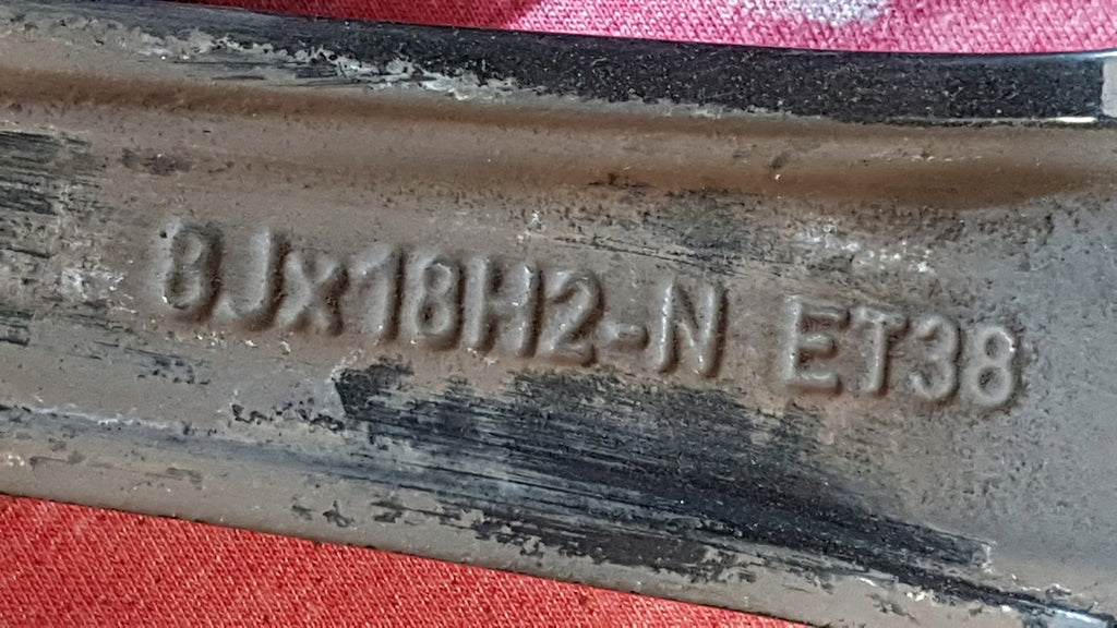 1x Alufelge 18 Zoll 8.0" 5x112 38ET A2534014600 Mercedes-Benz Glc X253 Rim Wheel