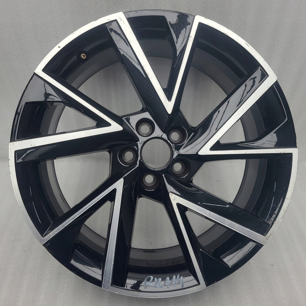 1x Alufelge 18 Zoll 7.0" 5x100 39ET Glanz Schwarz 657601025G Skoda Scala Kamiq FEL6697870290wk