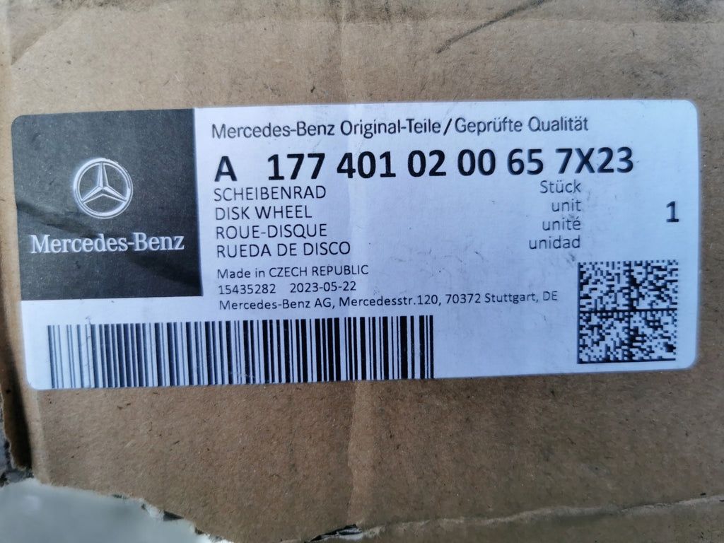 1x Alufelge 17 Zoll 6.5" 5x112 44ET Glanz Schwarz A1774010200 Mercedes-Benz Amg FEL1264818349hq