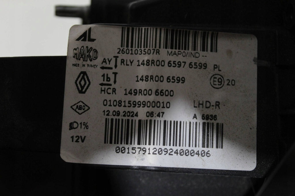 Frontscheinwerfer Renault Clio 5 V 260103507R Rechts Scheinwerfer Headlight SCH6760285210kf
