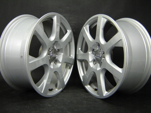 4x Alufelge 17 Zoll 7.0" 5x112 37ET Glanz Silber 8R0601025E Audi A5 Q5 Rim Wheel FEL5485183530pf