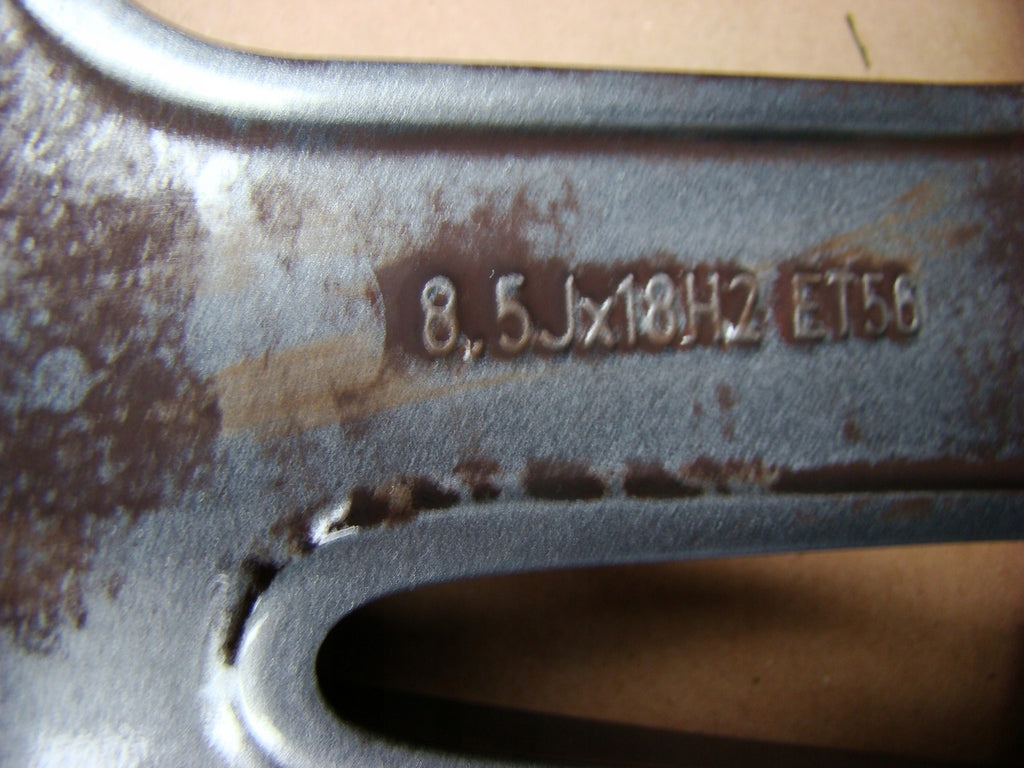 1x Alufelge 18 Zoll 8.5" 5x112 56ET Glanz Graphit A2054012902 Mercedes-Benz