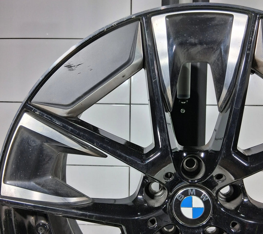 1x Alufelge 20 Zoll 8.0" 5x112 29ET Glanz Schwarz 6895212 5A06C36 BMW G30 FEL9223649477ko