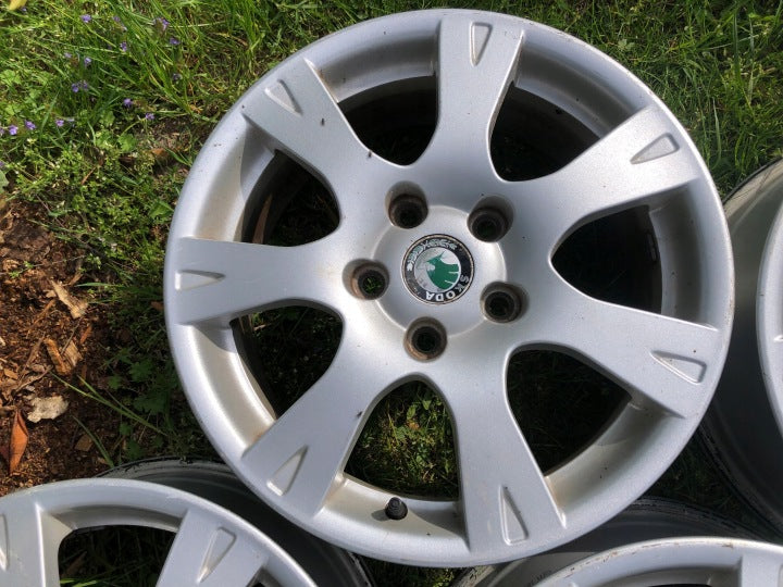 4x Alufelge 16 Zoll 6.5" 5x112 50ET 1Z0601025A Audi Octavia Rim Wheel FEL4802967986up