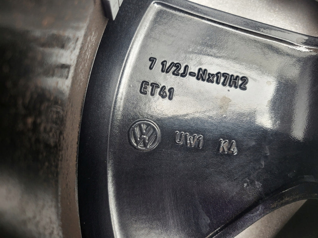 1x Alufelge 17 Zoll 7.5" 5x112 41ET Glanz Silber 3J0601025K Mg Passat Rim Wheel FEL6860210857rb