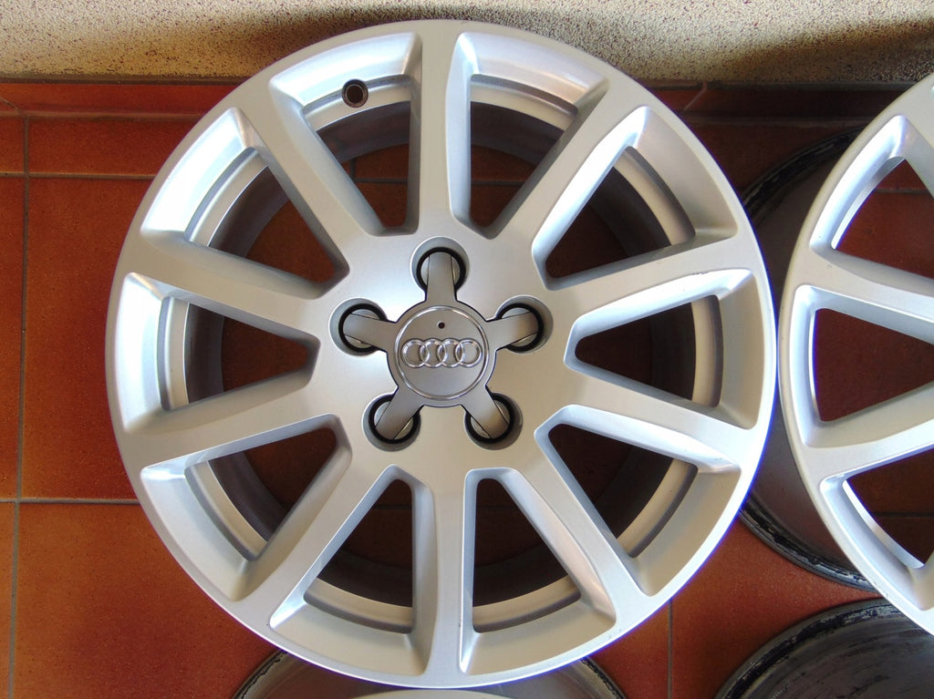 4x Alufelge 16 Zoll 7.5" 5x112 45ET Glanz Silber 8K0601025F Audi A4 B8 Rim Wheel FEL6815046532qx