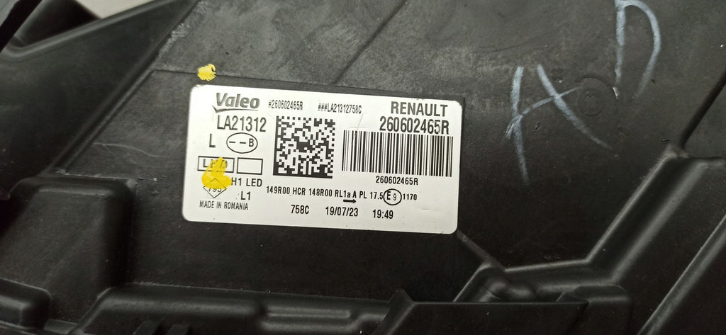 Frontscheinwerfer Dacia Duster 260602465 Full LED Links Scheinwerfer Headlight