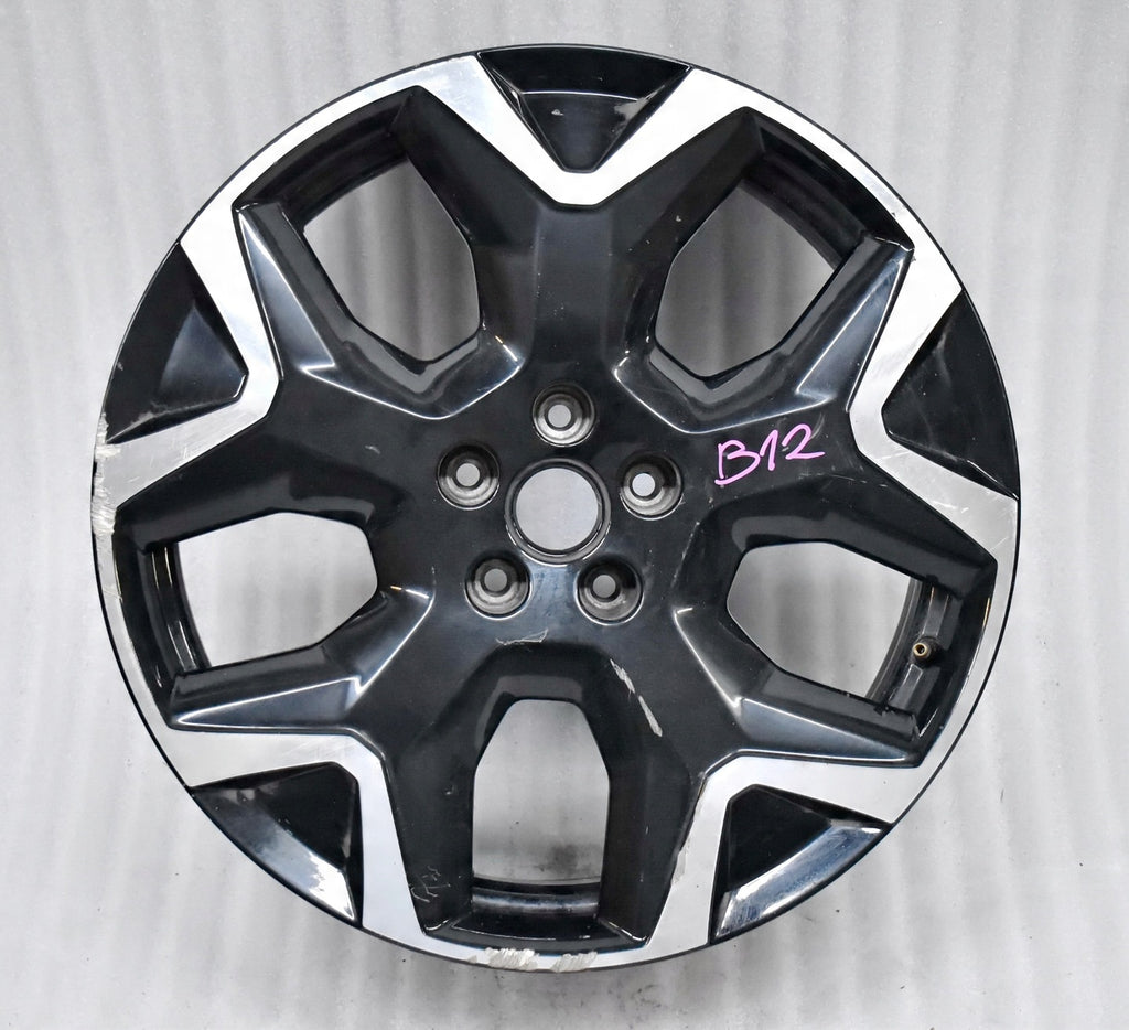 1x Alufelge 19 Zoll 7.0" 5x108 38ET Glanz Schwarz 9839910080 Peugeot 3008