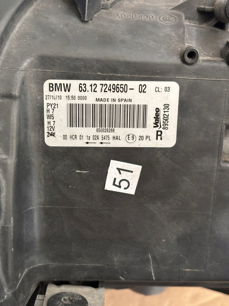 Frontscheinwerfer BMW E88 E81 E82 E87 7249650 Rechts Scheinwerfer Headlight SCH2108856463nm