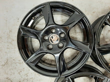 Laden Sie das Bild in den Galerie-Viewer, 4x Alufelge 15 Zoll 6.0" 5x100 38ET Glanz Schwarz TL60538 Skoda Fabia I FEL8768591266fa