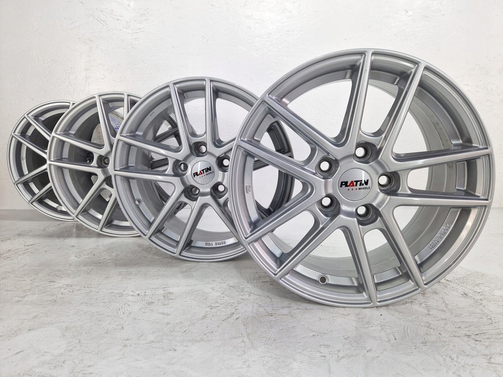 4x Alufelge 16 Zoll 7.0" 5x112 52ET Silber KBA51652 Rim Wheel FEL8553789686st