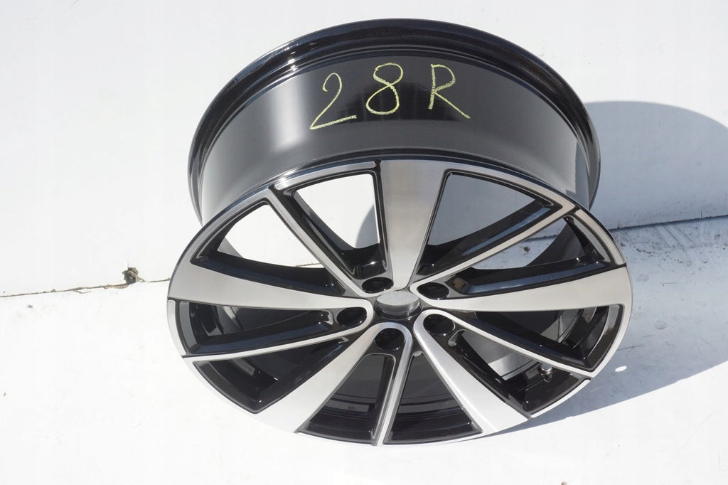 1x Alufelge 19 Zoll 8.0" 5x108 50ET Glanz Schwarz 31680895 Polestar Rim Wheel FEL9890358239sa