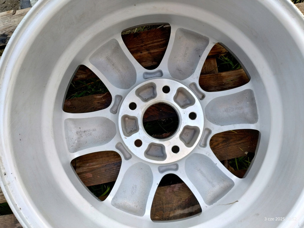 1x Alufelge 16 Zoll 6.5" 5x114.3 41ET Glanz Silber 52910-2E200 Hyundai Tucson