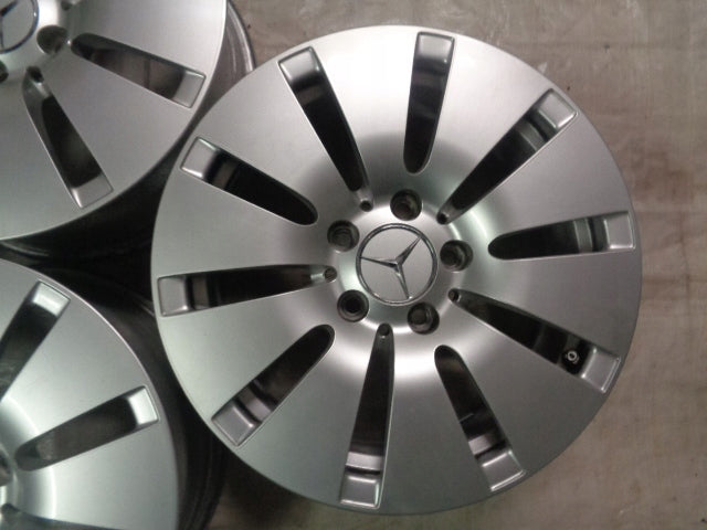4x Alufelge 16 Zoll 6.5" 5x112 38ET Glanz Silber A2054010100 Mercedes-Benz W205 FEL7769918343aq