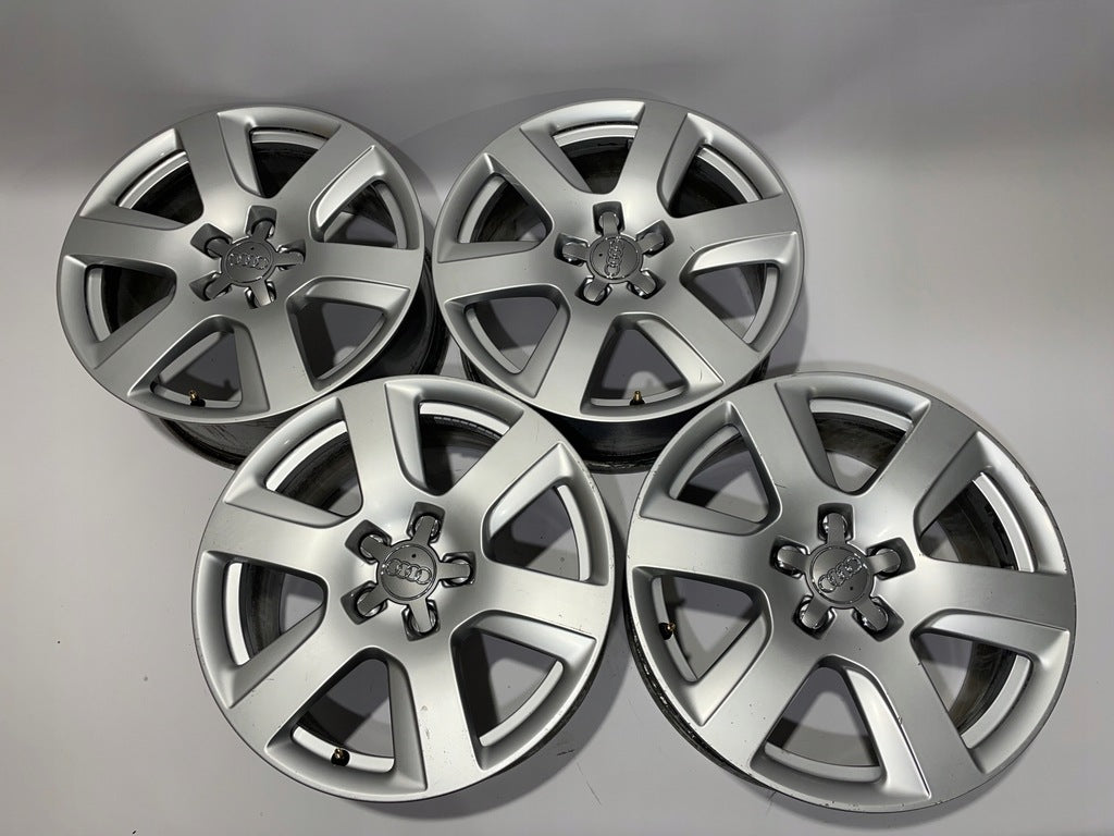 4x Alufelge 17 Zoll 7.5" 5x112 37ET Glanz Silber 4G0601025 Audi A6 Rim Wheel FEL8127358042nf