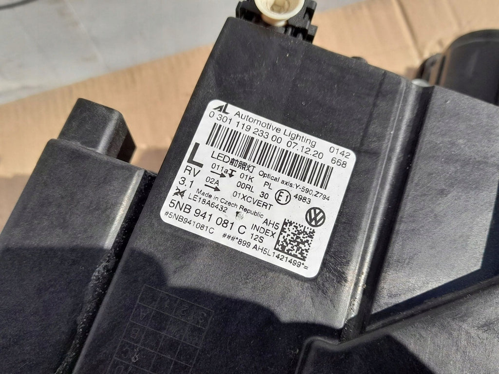 Frontscheinwerfer VW Tiguan 5NB941081 Vorderseite Scheinwerfer Headlight SCH7843938713cz
