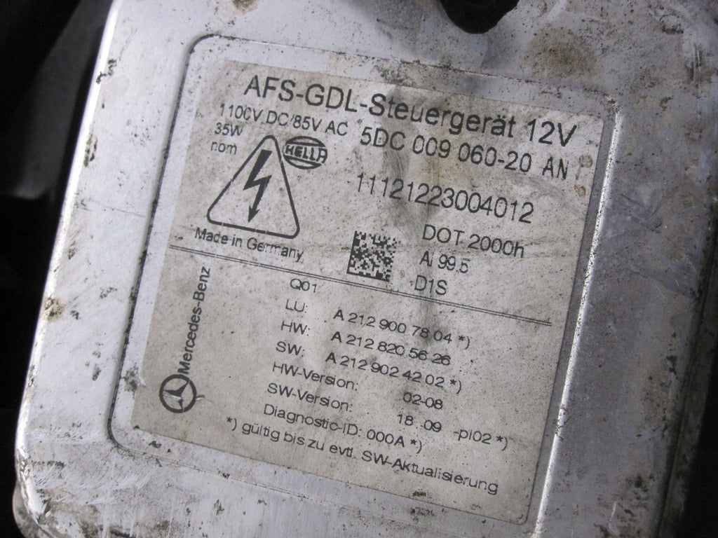 Frontscheinwerfer Mercedes-Benz W212 A2128201959KZ Ein Stück (Rechts oder Links) SCH8574176205dr