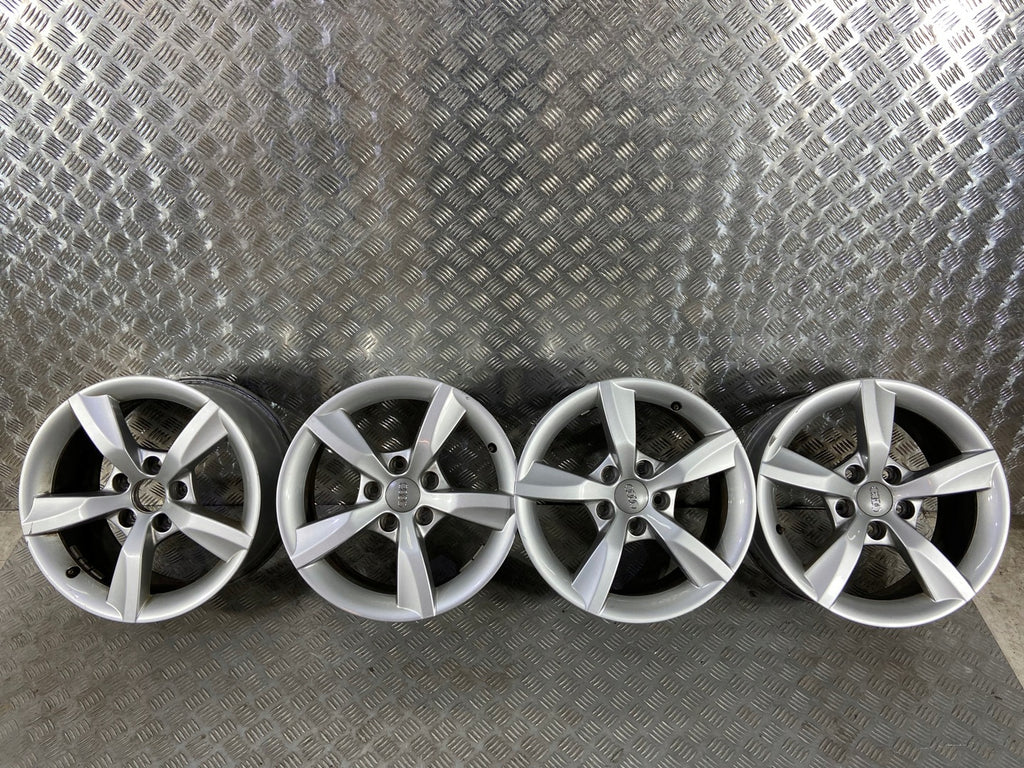 4x Alufelge 16 Zoll 7.5" 5x112 Glanz 4G0071496 Audi A6 C7 Rim Wheel