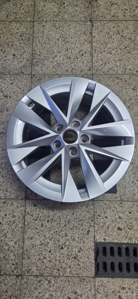 1x Alufelge 17 Zoll 7.0" 5x112 46ET Glanz Silber 5E3601025E Skoda Octavia Iv FEL1634938419cy