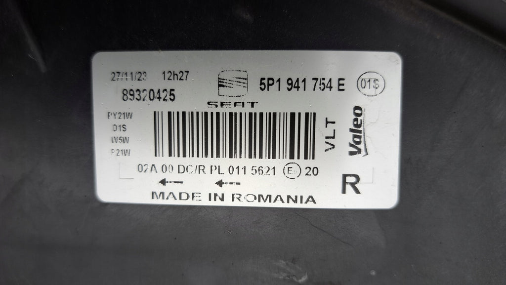 Frontscheinwerfer Seat Altea 5P1941754E Bi-Xenon Rechts Scheinwerfer Headlight