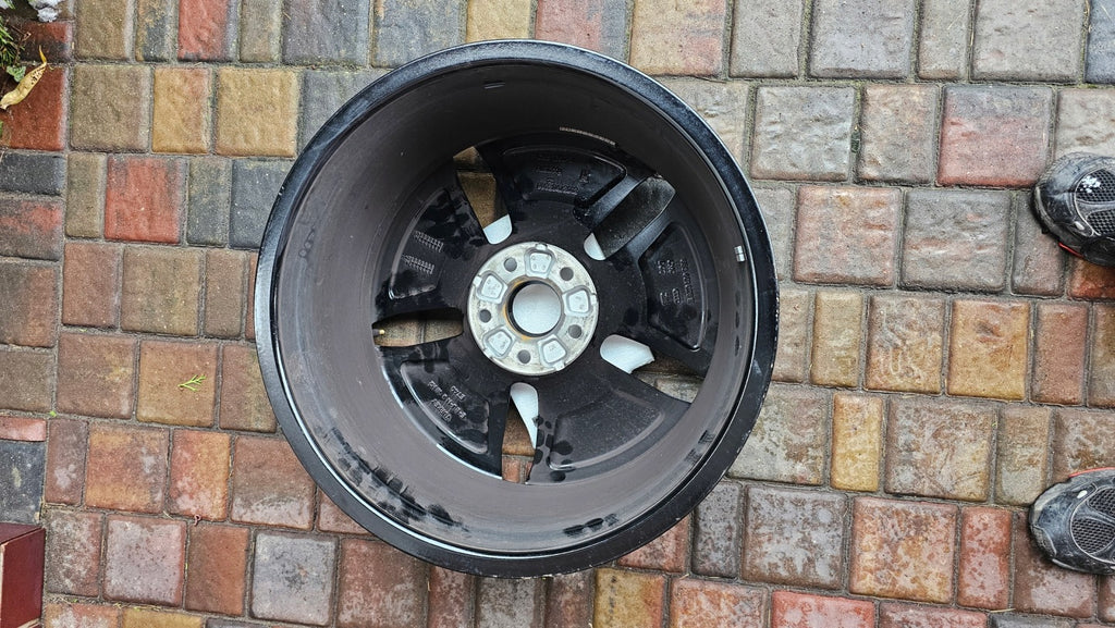 1x Alufelge 18 Zoll 8.0" 5x112 Schwarz 8B3601025E Audi Rim Wheel FEL4917602823yo