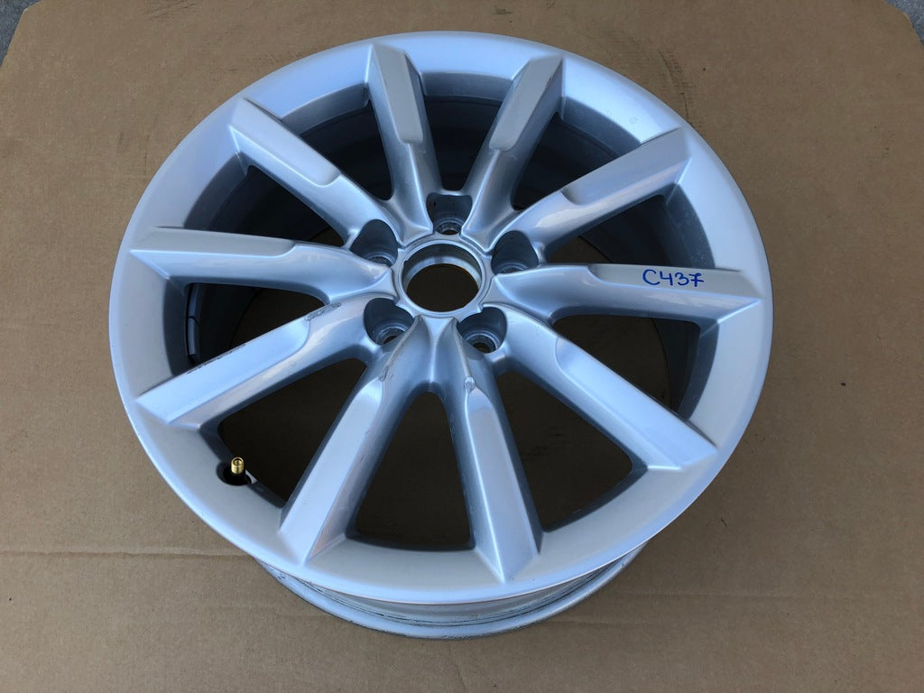 1x Alufelge 17 Zoll 7.0" 5x112 43ET Glanz Silber 8U0601025 Audi Q3 Rim Wheel FEL8314341714nw