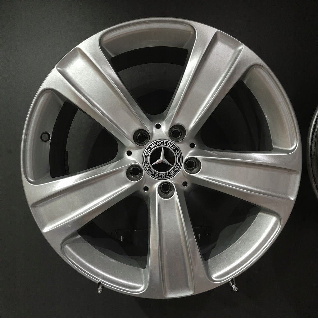 1x Alufelge 18 Zoll 8.0" 5x112 38ET Glanz Silber A2534012100 Mercedes-Benz Glc FEL4780715387rp
