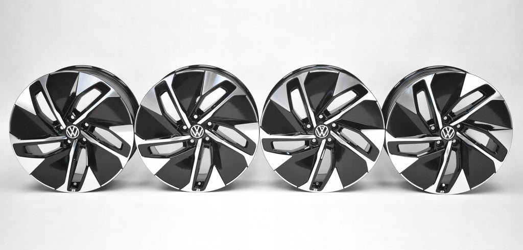 4x Alufelge 19 Zoll 8.0" 5x112 45ET Glanz Schwarz 11A601025 VW Id.4 Rim Wheel FEL1607170973xk