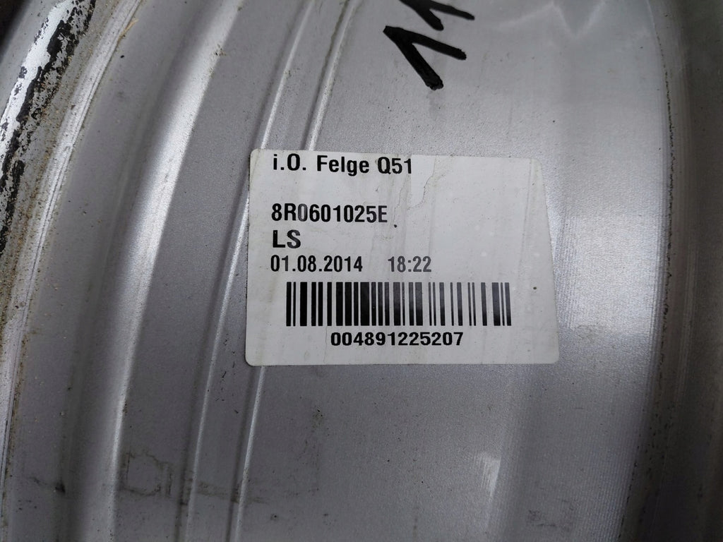 4x Alufelge 17 Zoll 7.0" 5x112 37ET Glanz Silber 8R0601025E Audi Q5 Rim Wheel FEL2934433260uv