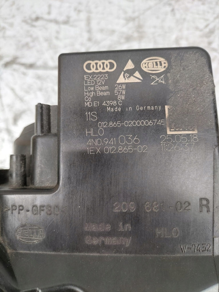 Frontscheinwerfer Audi A8 4H0941035 Ein Satz Scheinwerfer Headlight SCH5688349628mu