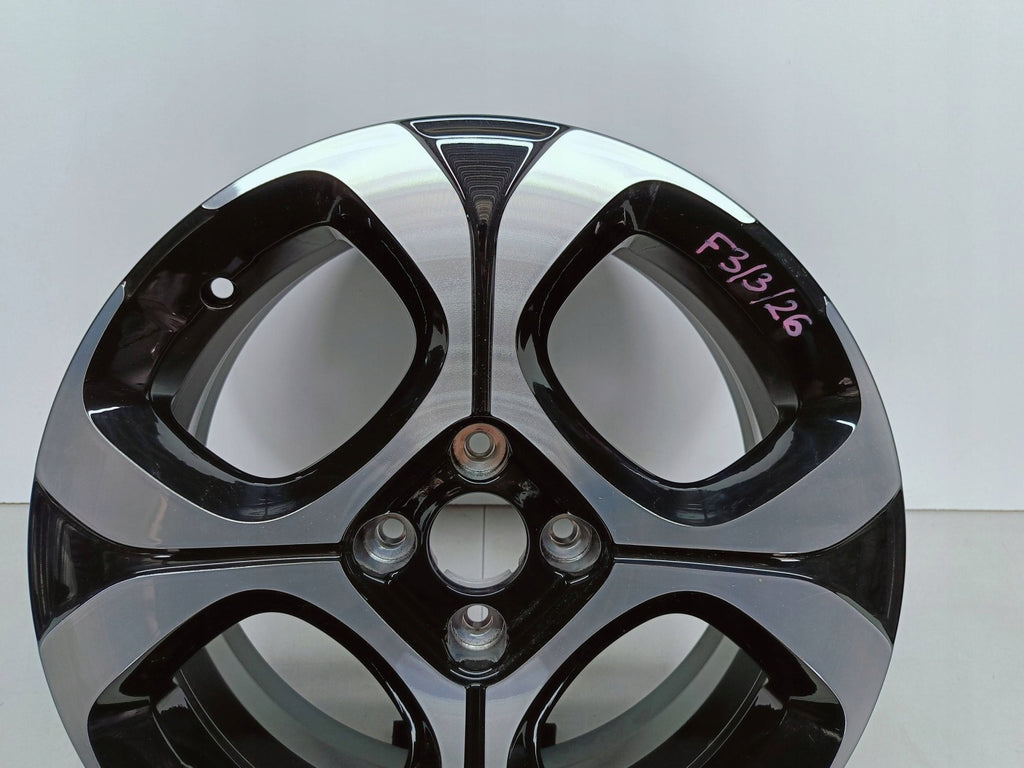 1x Alufelge 17 Zoll 6.5" 4x108 20ET Glanz Schwarz 13469372 Citroën C3 Aircross FEL1740326071mv