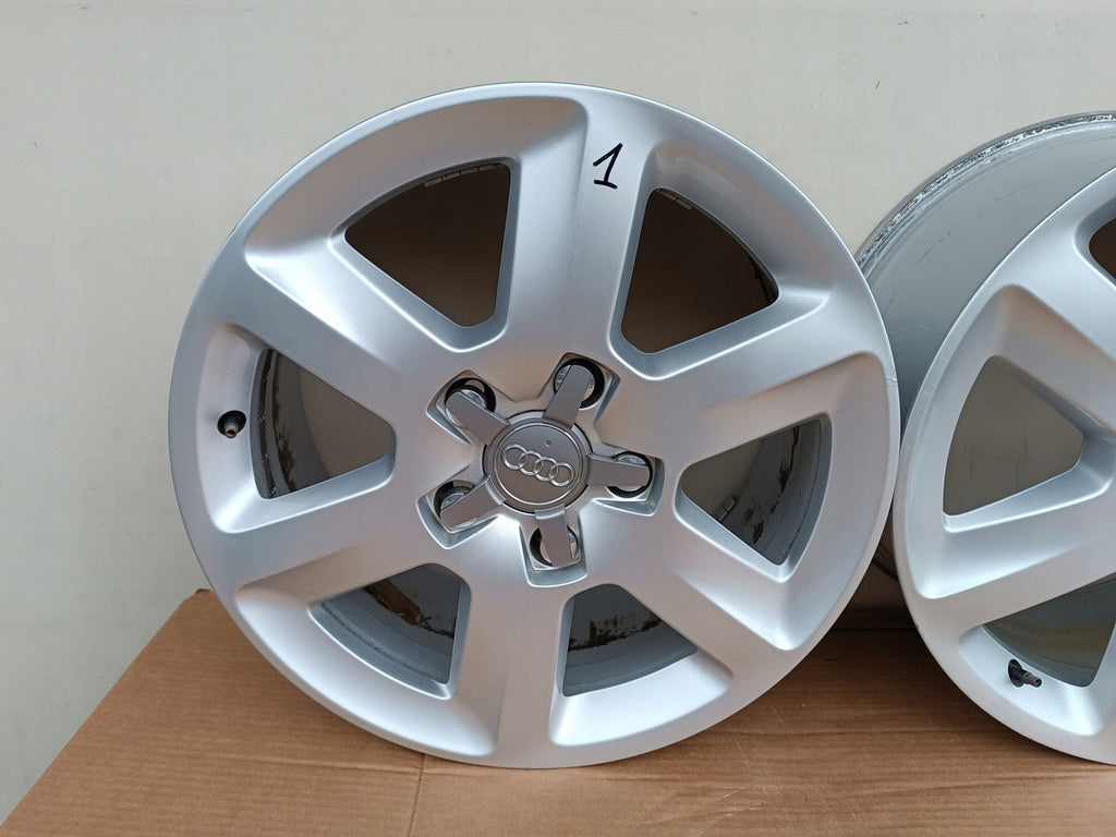 1x Alufelge 18 Zoll 8.0" 5x130 50ET 4L0601025AG Audi Q7 Rim Wheel