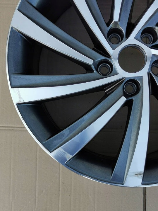1x Alufelge 18 Zoll 5E3601025H Skoda Octavia 5e3 Iv Rim Wheel FEL9709041580qn