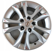 Laden Sie das Bild in den Galerie-Viewer, 1x Alufelge 16 Zoll 6.0&quot; 5x110 40ET Glanz Silber Opel Rim Wheel