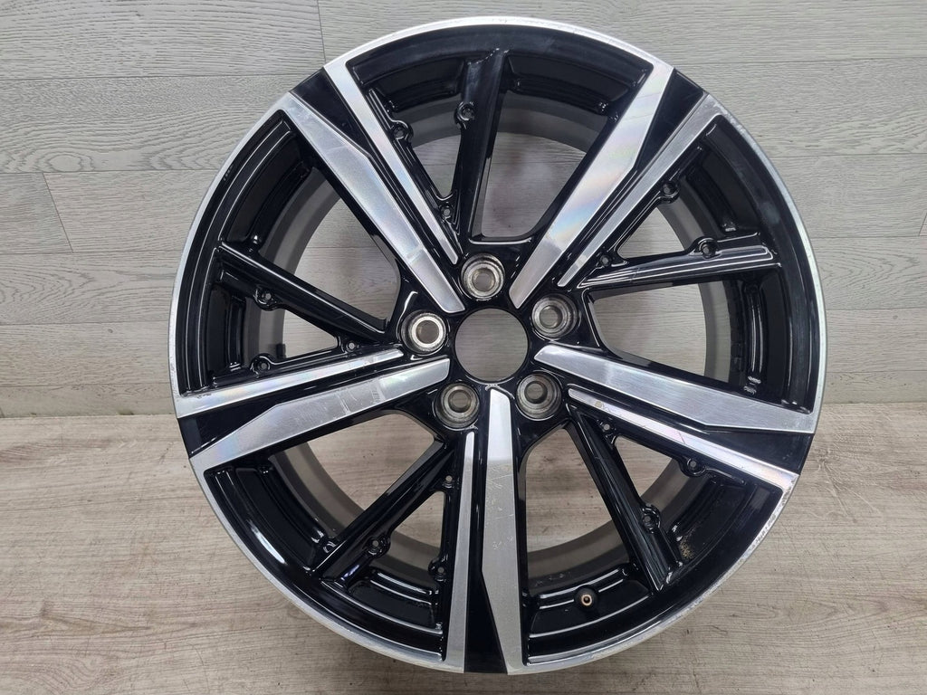 1x Alufelge 18 Zoll 8.0" 5x108 48ET Glanz Schwarz 9835058180 Peugeot 308