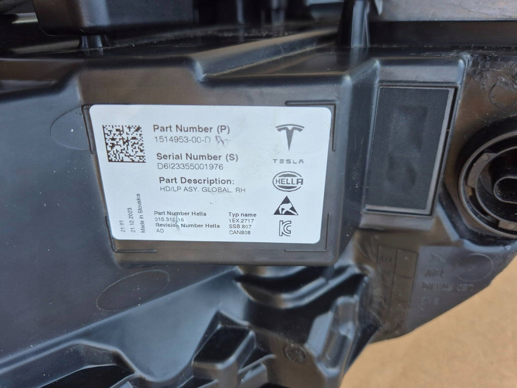 Frontscheinwerfer Tesla 3 151495300-D Full LED Rechts Scheinwerfer Headlight SCH4875084442qm