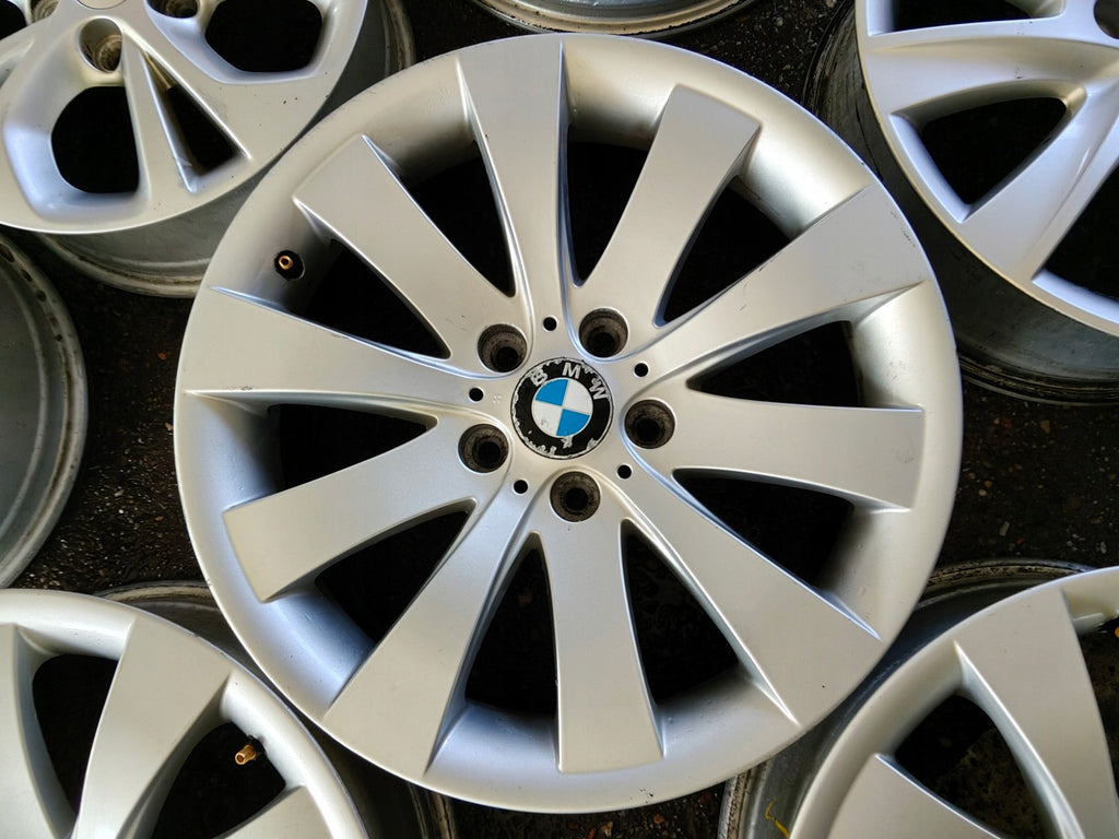 4x Alufelge 18 Zoll 8.0" 5x120 30ET Glanz Silber BMW F01 F07 Rim Wheel FEL3161123350pk