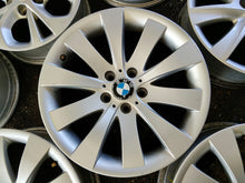 Load image into Gallery viewer, 4x Alufelge 18 Zoll 8.0" 5x120 30ET Glanz Silber BMW F01 F07 Rim Wheel FEL3161123350pk