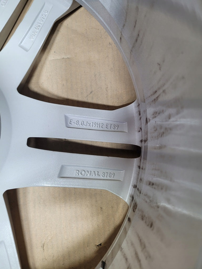 1x Alufelge 19 Zoll 8.0" 5x112 39ET Glanz Silber 80A601025 Audi Q5 Rim Wheel FEL5725152395ef