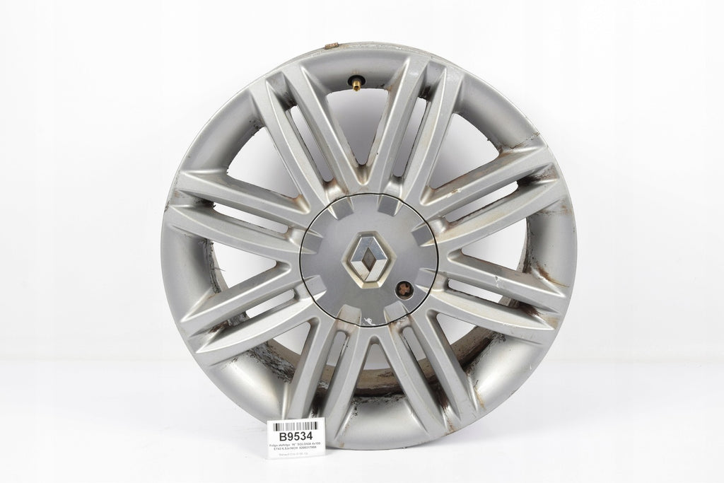 1x Alufelge 16 Zoll 6.5" 4x100 43ET Silber 8200317808 Renault Clio 1 Iii