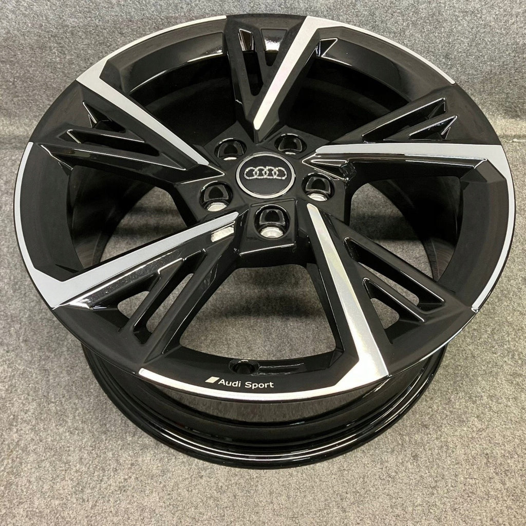 4x Alufelge 18 Zoll 8.0" 5x112 46ET Matt Schwarz 8Y0601025G Audi A3 Rim Wheel FEL5975280275ss
