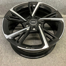 Load image into Gallery viewer, 4x Alufelge 18 Zoll 8.0" 5x112 46ET Matt Schwarz 8Y0601025G Audi A3 Rim Wheel FEL5975280275ss