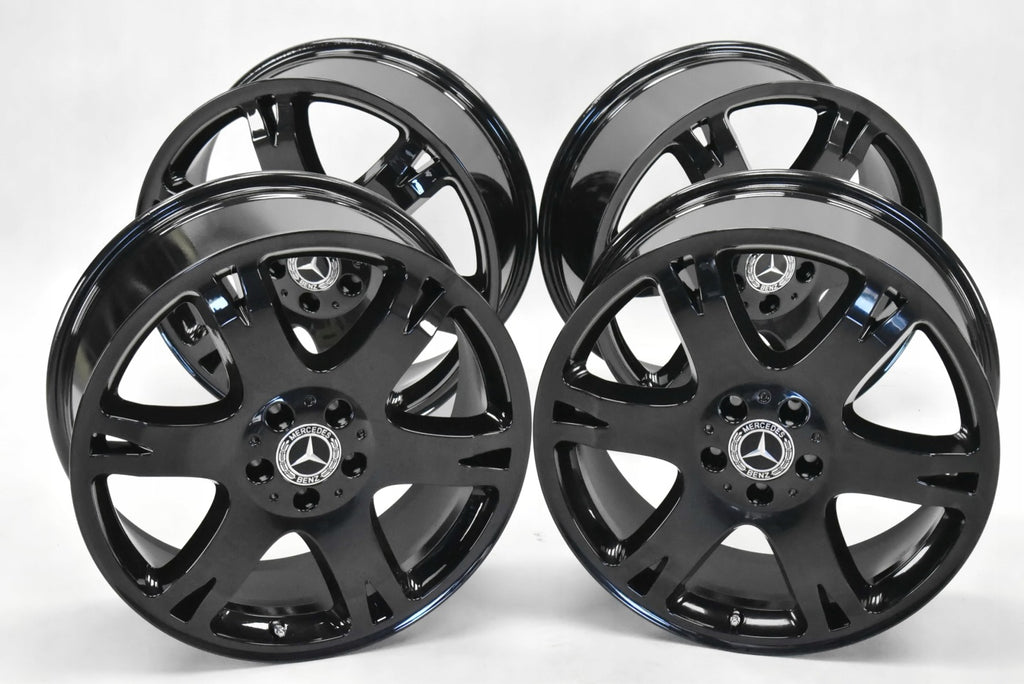 4x Alufelge 19 Zoll 8.0" 5x112 60ET Glanz Schwarz A1644011602 Mercedes-Benz FEL7420574369yi