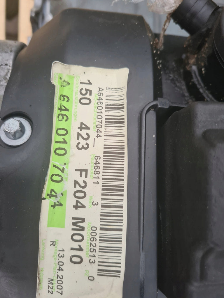Motor Mercedes-Benz W204 646811 2.2 CDI 154TKm 2007 Diesel Engine Komplett