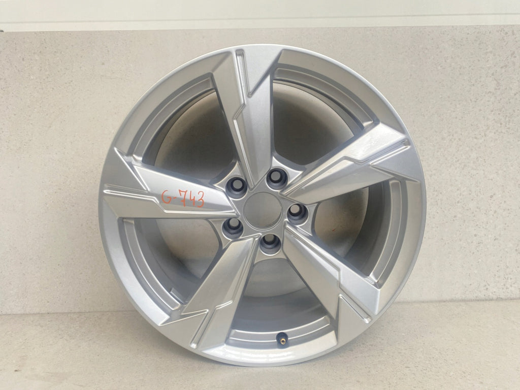 1x Alufelge 18 Zoll 8.0" 5x112 39ET Glanz Schwarz 4K0601025CE Audi A6 C8 FEL9581502107fy