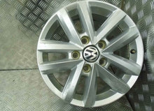 Load image into Gallery viewer, 1x Alufelge 16 Zoll 6.5&quot; 5x120 62ET Glanz Grau 2H0601025AC VW Amarok Rim Wheel